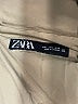 Zara 100% Polyester Solid Green Coat Size L - photo 6