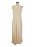 Nordstrom Solid Tan Casual Dress Size M - photo 1