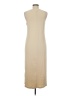 Nordstrom Solid Tan Casual Dress Size M - photo 2