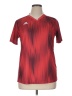 Adidas 100% Polyester Red Active T-Shirt Size XL - photo 1