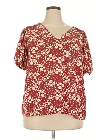 LC Lauren Conrad Short Sleeve Blouse (view 1)