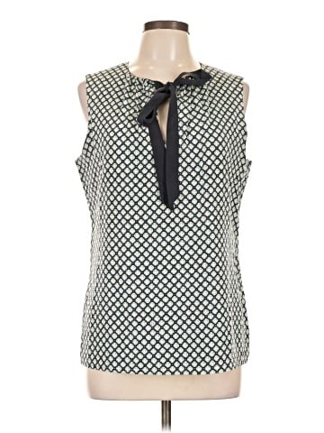 Tory Burch Sleeveless Silk Top (view 1)