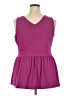 Lane Bryant Purple Sleeveless Blouse Size 18 - 20 Plus - photo 2