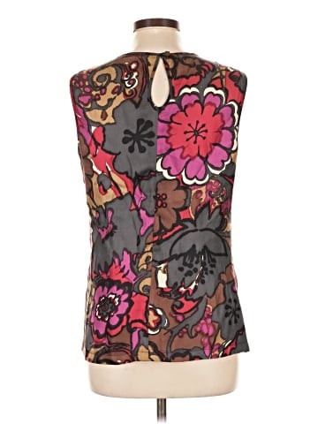 Trina Turk Sleeveless Silk Top (view 2)