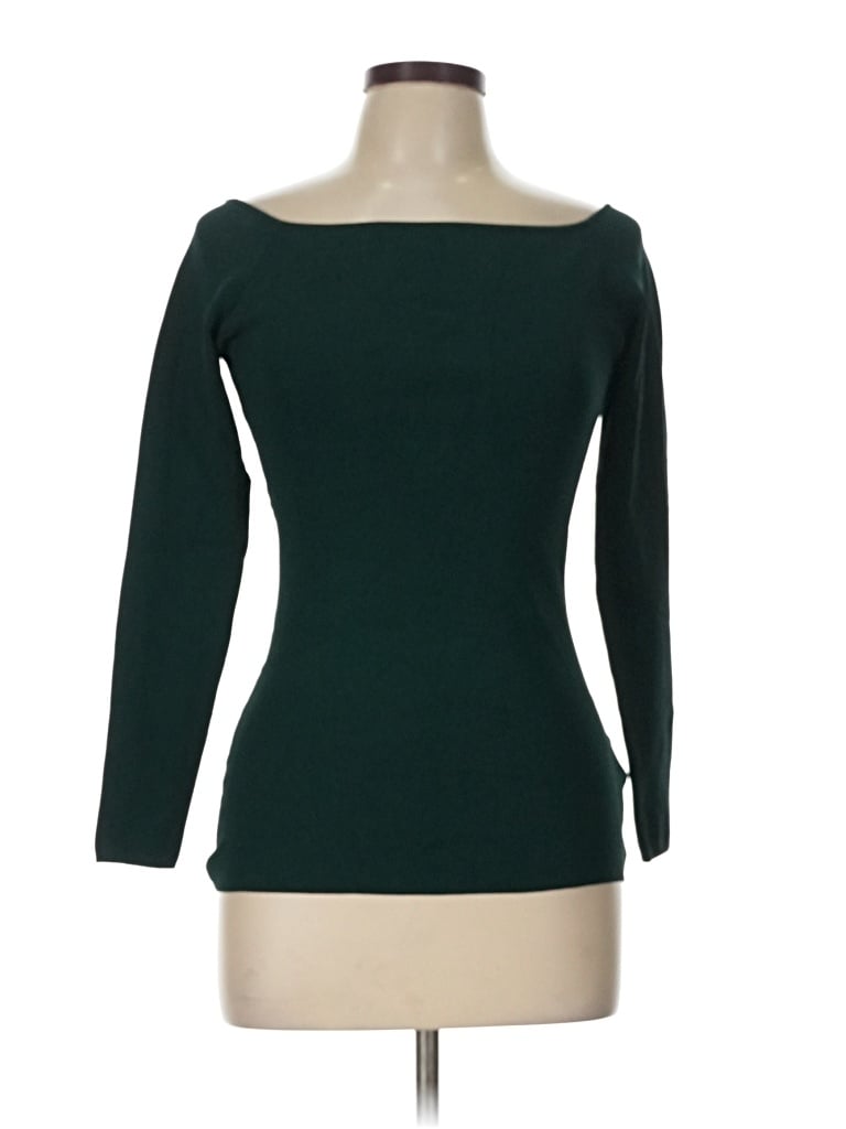 Pre-owned H&m Pullover Sweater In Green