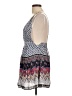 Millau 100% Rayon Blue Sleeveless Blouse Size S - photo 5