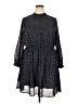 ModCloth 100% Polyester Polka Dots Blue Casual Dress Size 2X - photo 1