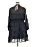 ModCloth 100% Polyester Polka Dots Blue Casual Dress Size 2X - photo 2