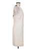 MNG 100% Polyester Solid Ivory Casual Dress Size 6 - photo 4