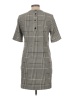 H&M Houndstooth Gray Casual Dress Size 12 - photo 2