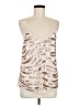 Unbranded 100% Polyester Silver Sleeveless Blouse Size M (estimated) - photo 1