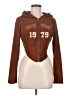 Shein 100% Polyester Brown Jacket Size 6 - photo 1