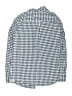 Crewcuts 100% Cotton Checkered-gingham Blue Long Sleeve Button-Down Shirt Size 12 - photo 2