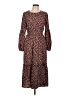 Hayden 100% Polyester Animal Print Brown Casual Dress Size L - photo 1