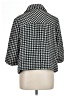 DressBarn 100% Acrylic Houndstooth Black Coat Size L - photo 2