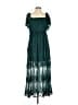 Unbranded 100% Polyester Teal Cocktail Dress Size M - photo 1