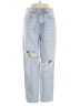 Zara Hearts Blue Jeans Size 4 - photo 1