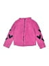 Splendid 100% Polyester Hearts Pink Jacket Size 5 - photo 1
