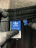 Adidas 100% Polyester Black Track Pants Size L - photo 7