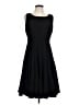 Calvin Klein Solid Black Cocktail Dress Size 12 - photo 1