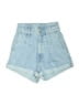 Zara Blue Denim Shorts Size 0 - photo 1