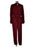 Prettygarden 100% Polyester Solid Burgundy Jumpsuit Size L - photo 2