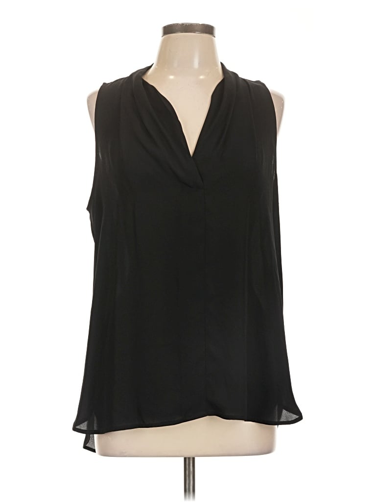 Pre-owned Vince Camuto Sleeveless Blouse In Black