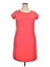 Merona Solid Orange Casual Dress Size 2X (estimated) - photo 1