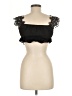 TOBI 100% Rayon Black Short Sleeve Top Size M - photo 2