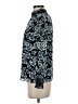 J.Crew 100% Polyester Floral Blue Long Sleeve Blouse Size XS - photo 5