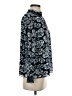 J.Crew 100% Polyester Floral Blue Long Sleeve Blouse Size XS - photo 4