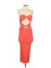 Meshki Orange Cocktail Dress Size M - photo 1