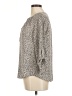 41Hawthorn Polka Dots Gray 3/4 Sleeve Blouse Size M - photo 5
