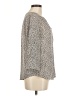 41Hawthorn Polka Dots Gray 3/4 Sleeve Blouse Size M - photo 4