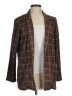 Divided by H&M Plaid Brown Blazer Size M - photo 1