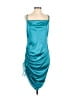 Unbranded Solid Teal Cocktail Dress Size M - photo 1