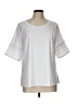 Draper's & Damon's White Short Sleeve Top Size L - photo 1
