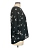 Papermoon 100% Polyester Black 3/4 Sleeve Blouse Size M - photo 4
