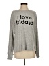 Peace Love World Gray Pullover Sweater Size XS - photo 1