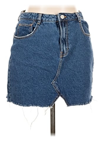 Pull&Bear Denim Skirt (view 1)