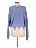 Polly & Esther 100% Acrylic Blue Pullover Sweater Size L - photo 2