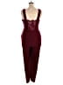 Lulus Solid Burgundy Jumpsuit Size XL - photo 2