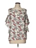 Max Studio 100% Polyester Ivory 3/4 Sleeve Blouse Size L - photo 1