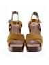 Sam Edelman 100% Leather Yellow Sandals Size 7 1/2 - photo 2