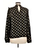 Unbranded Polka Dots Black Long Sleeve Blouse Size M - photo 2