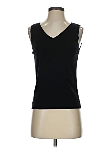 Ecru Sleeveless T-Shirt (view 1)