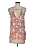 Ann Taylor LOFT 100% Polyester Orange Sleeveless Top Size XS - photo 2