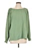 Jessica Simpson 100% Polyester Green Long Sleeve Blouse Size L - photo 1