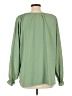 Jessica Simpson 100% Polyester Green Long Sleeve Blouse Size L - photo 2
