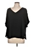 Lilly Pulitzer 100% Polyester Black 3/4 Sleeve Blouse Size L - photo 1